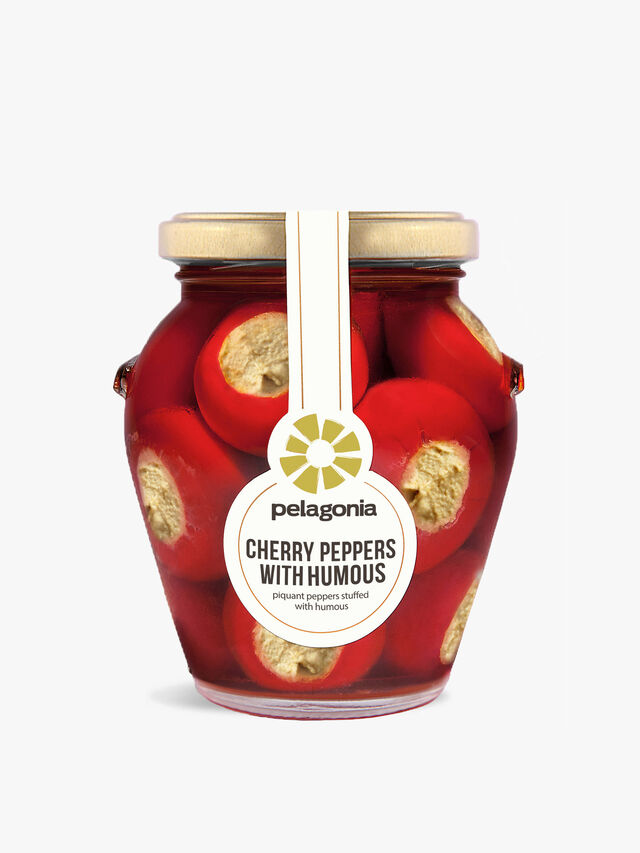 Cherry Peppers with Humous 280g