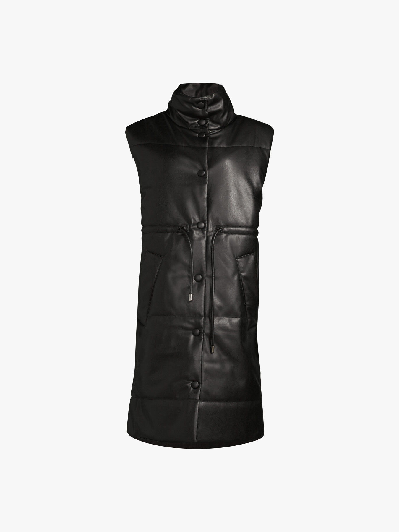 Object Wool Mix Sleevless Vest Shacket Womens Clothing Jackets Waistcoats and gilets 