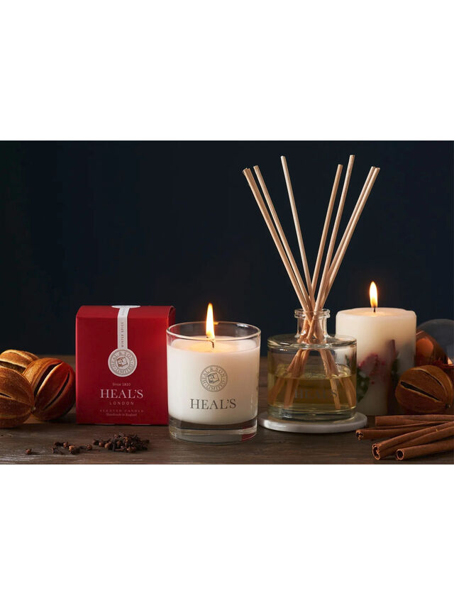 Winter Spice Short Pillar Candle With Botanicals