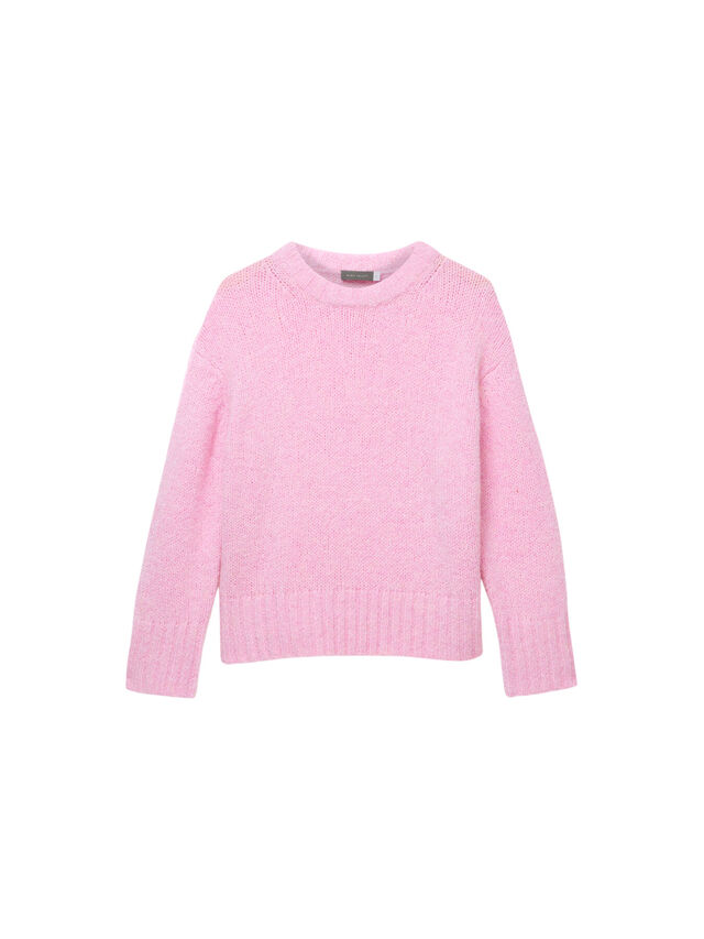 Pink Wool Blend Jumper