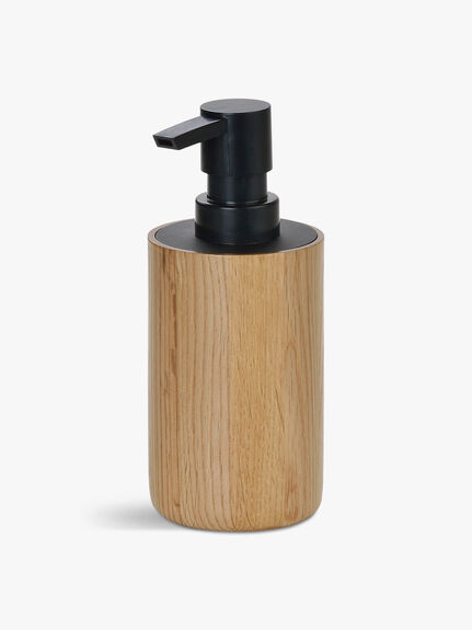 Black Oak Soap Dispenser