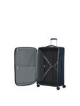 RESPARK SPINNER 4 wheel 79cm expandable navy suitcase