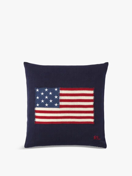 RL Flag Navy Cushion Cover 50x50 S19