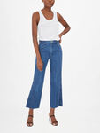 The Twin Flare Jean Cropped