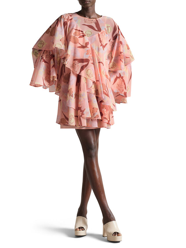 PEGAIA Sleeve Detail Mini Dress