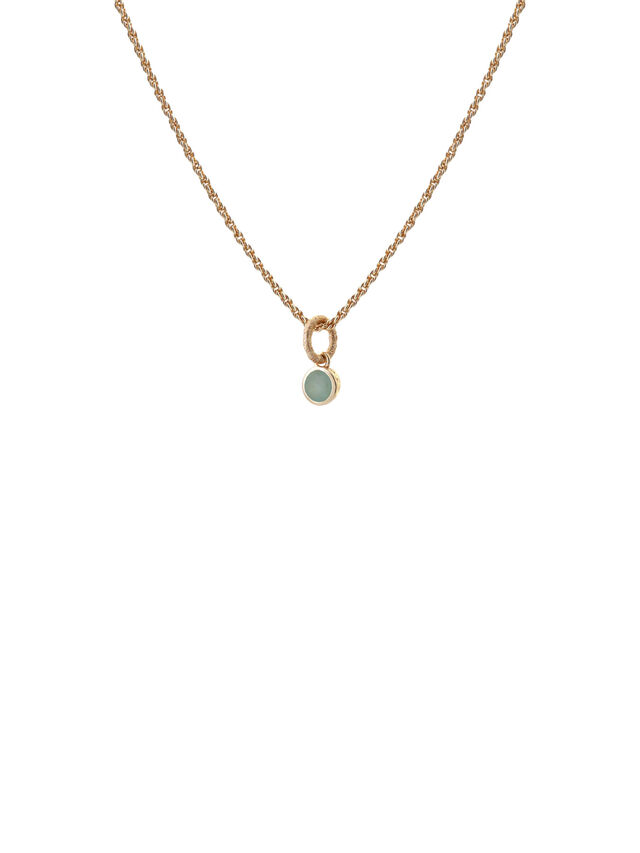 Aquamarine Birthstone Necklace
