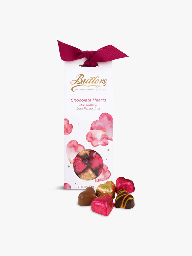 Assorted Chocolate Hearts 130g