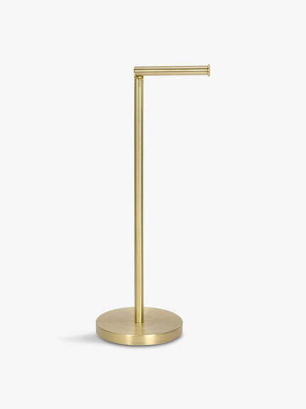 Gold Metal Tall Toilet Roll Holder