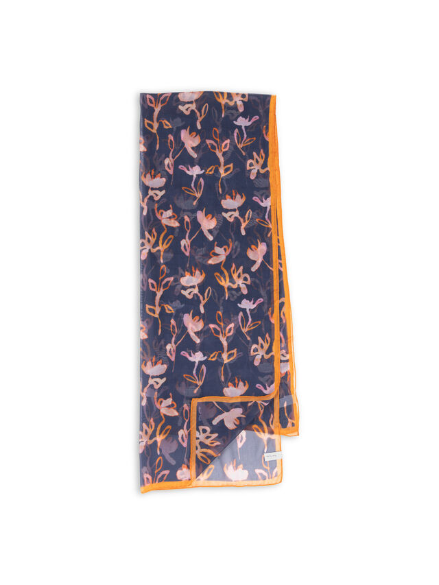 Oleander Flower Silk Scarf