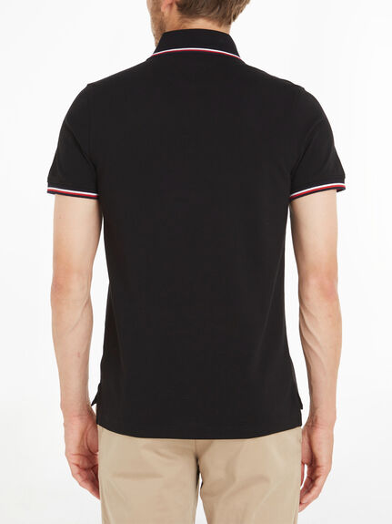 Tommy Tipped Slim Polo Top