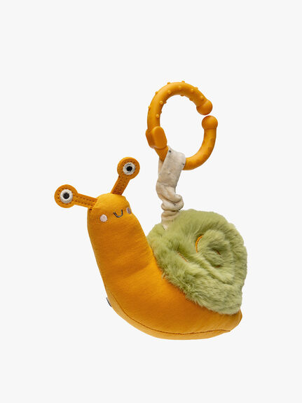 Grateful Garden Snail Squeaker Activity Toy