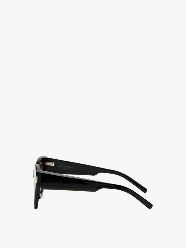 Feminine Fashion Icon Acetate Sunglasses BLACK-BLACK-BLACK
