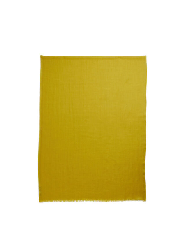 Wispy Lightweight Cashmere Scarf (Yellow)
