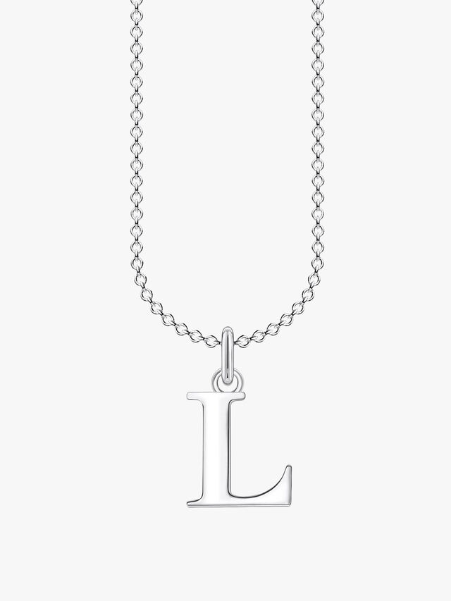 L Letters Pendant Necklace