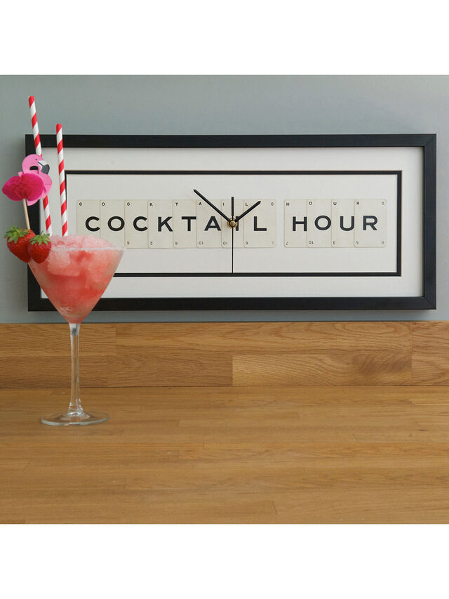 Cocktail Hour Clock