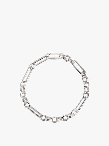 Silver Axiom Chain Bracelet