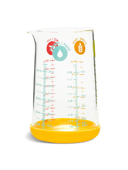 Glass Measuring Jug with Silicone Base 500ml