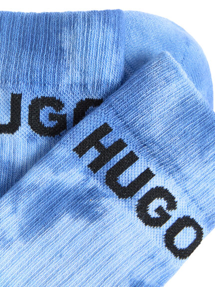 Two-Pack Of Cotton-Blend Short Socks With Logos