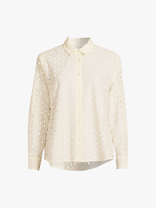 Imma Broderie Anglaise Cotton Shirt