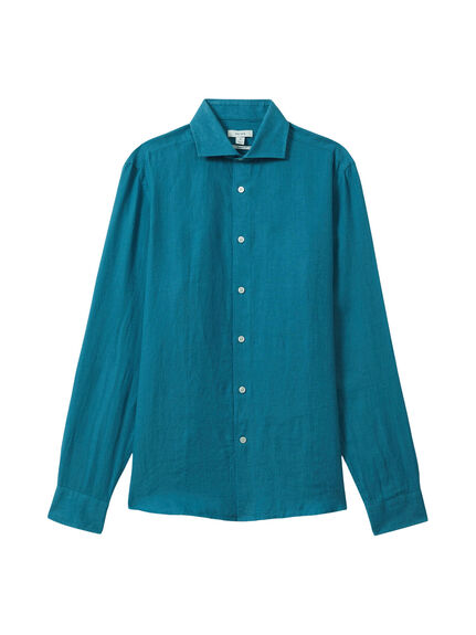 Ruban Linen Button-Through Shirt