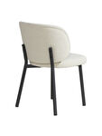 Elodie Boucle Dining Chair, Neutral