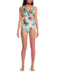 Kiawah Island Underwire Twist Front Swimsuit with Adjustable Leg