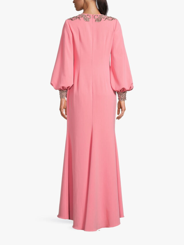 Long Sleeve Cuff Gown