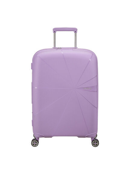 American Tourister Starvibe Spinner Expandable 67cm Suitcase, Lavender