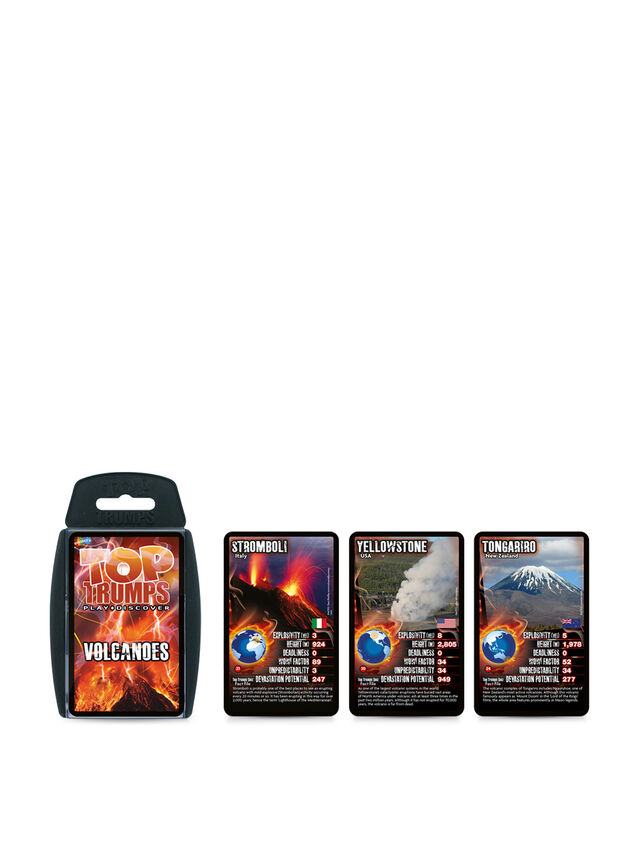 Volcanoes Top Trumps Classics Card Game