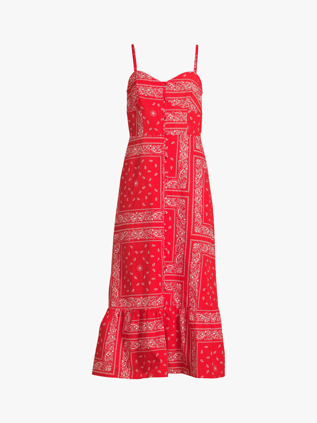 Red Bandana Dress