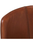 Edgar Dining Chair, Light Brown Leather