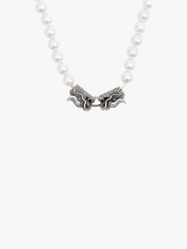 Pearl Dragon Necklace