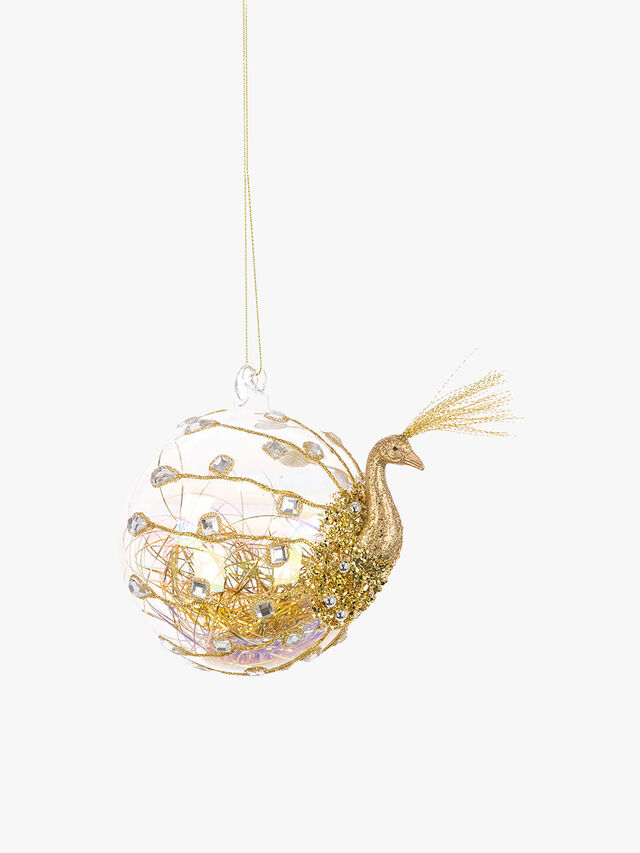 Luxe Peacock Bauble