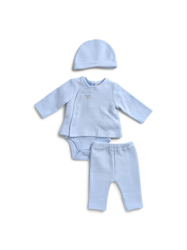 Quilted 3pc Set and Hat set