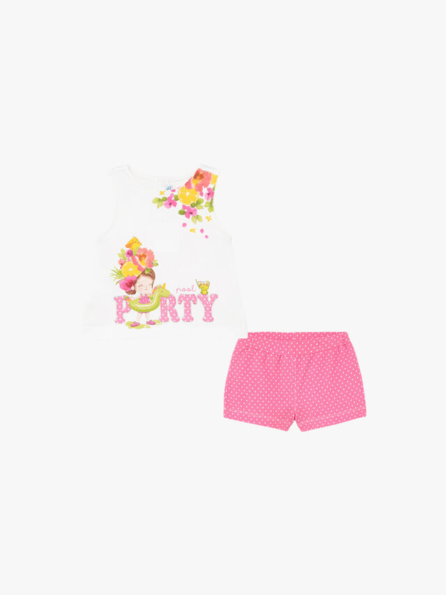 Spotted Shorts Set