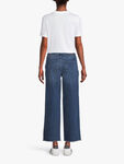 Clea Wide Leg High Waisted Cropped Jeans