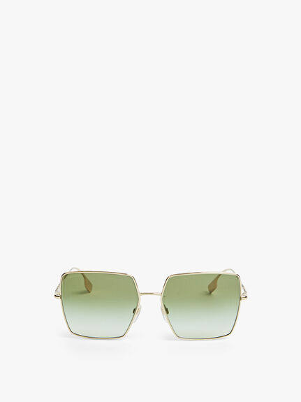 Daphne Square Metal Sunglasses