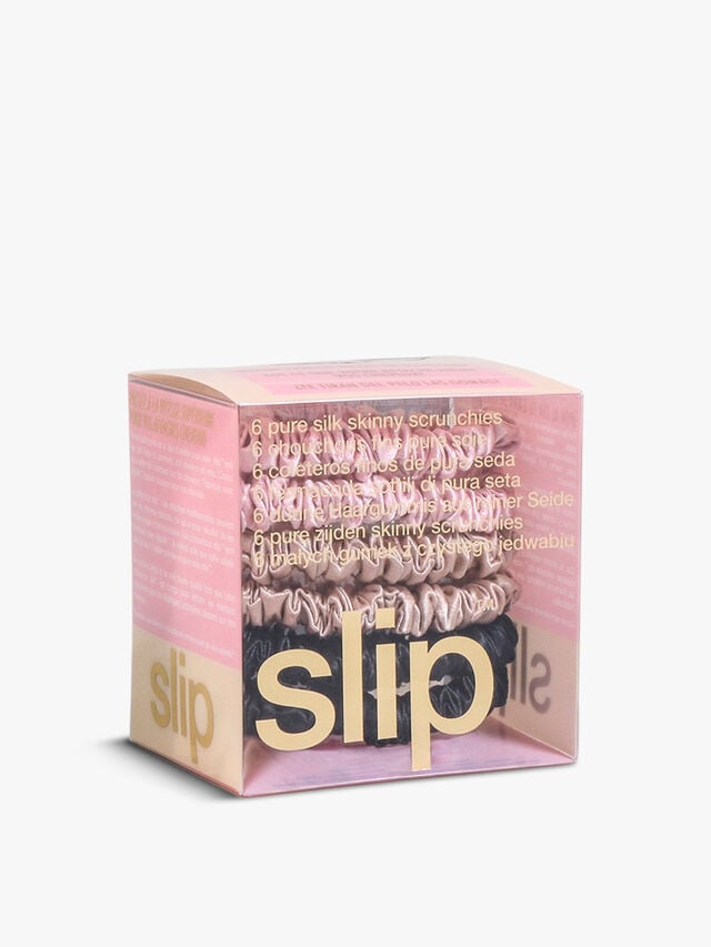 Pure Silk Skinny Scrunchies - Multi