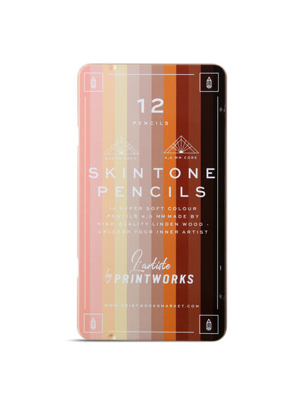 12 Colour pencils  Skin Tone