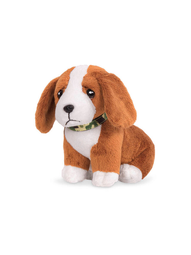 Posable Basset Hound Pup