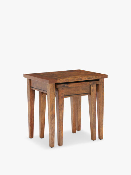 New Frontier Mango Wood Nest of Tables