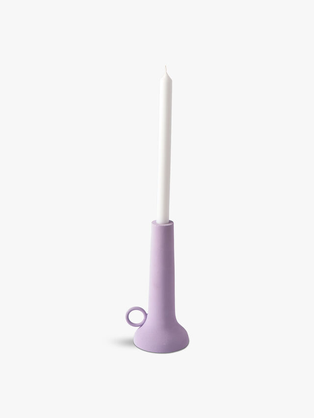 Small Lilac Spartan Candle Holder