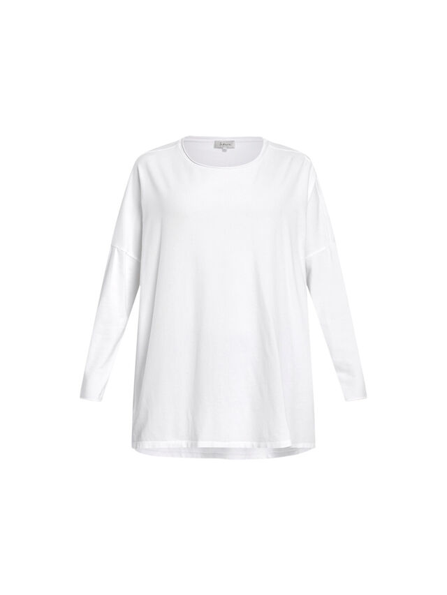 Cotton Elastane Jersey Relaxed Top