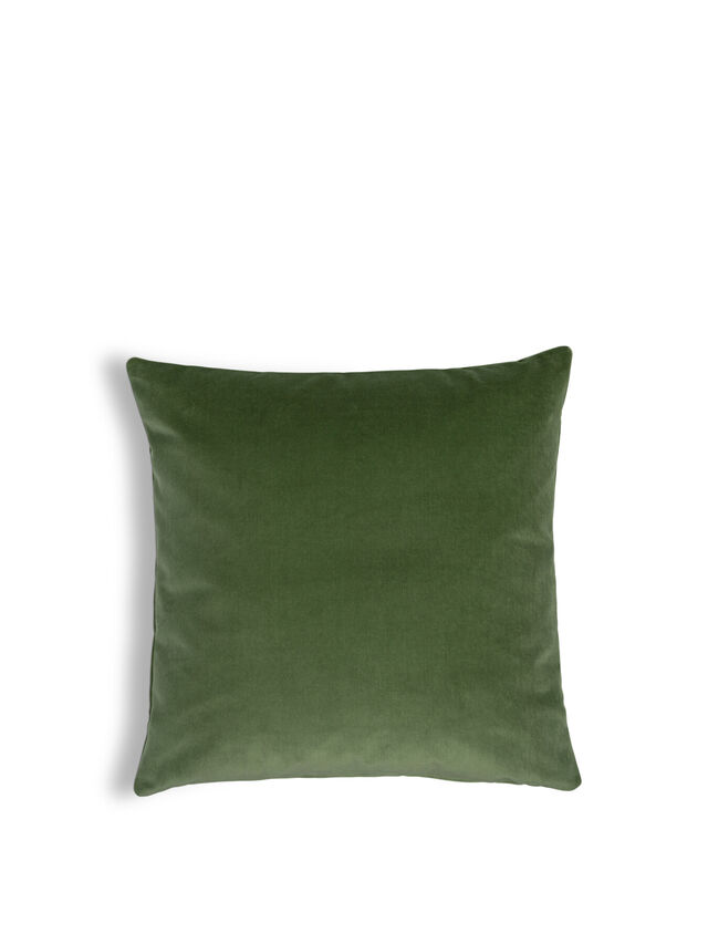 Velvet Cushion Sage Green 55 x 55cm