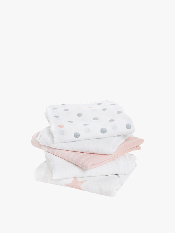 Doll Essentials Muslin Squares (5 Pack)