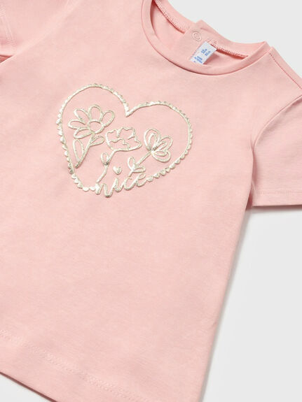 Heart with Flower s/s t-shirt