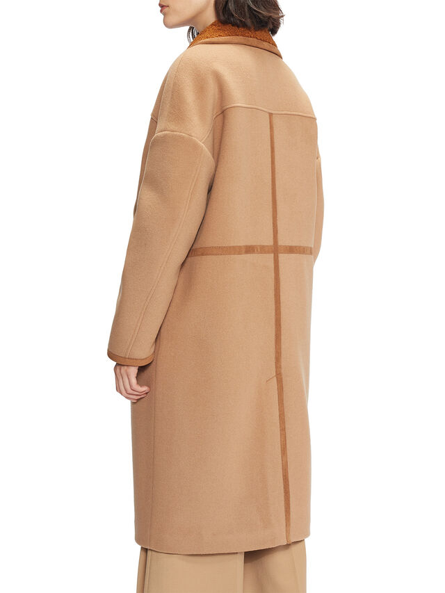 JOANAHH Oversized Wool Cocoon Coat