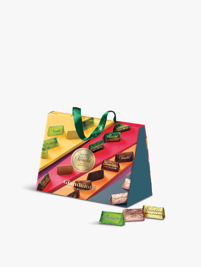 Gianduiotti Gift Bag with Assorted Chocolates 150g