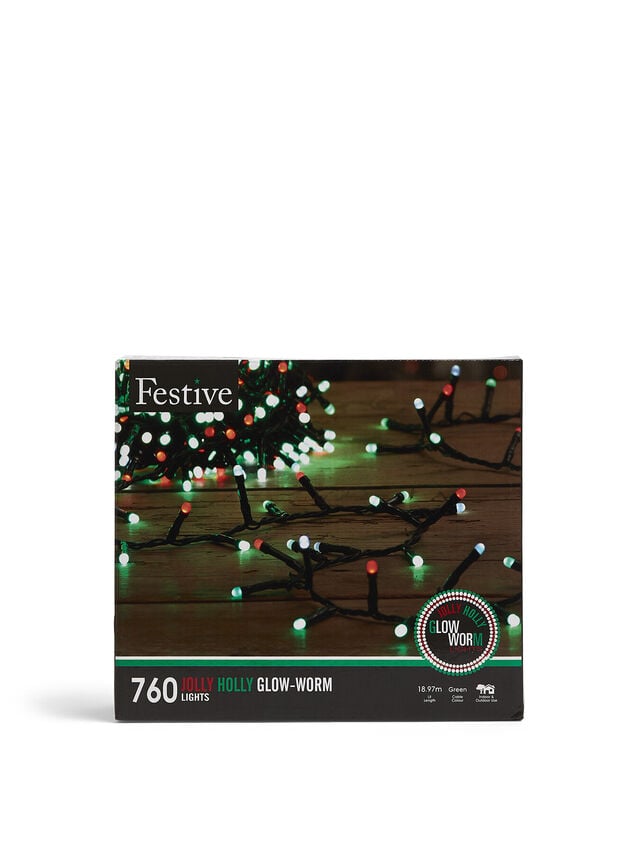Jolly Holly 760 Glow Worm Lights