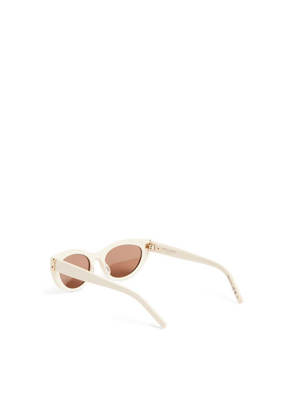 SLM115 Cat-Eye Slim Acetate Sunglasses